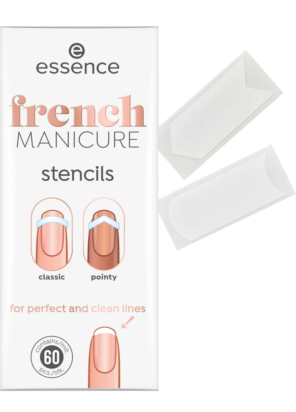 Nail template French Manicure 01 French Tips & Tricks, 60 pcs
