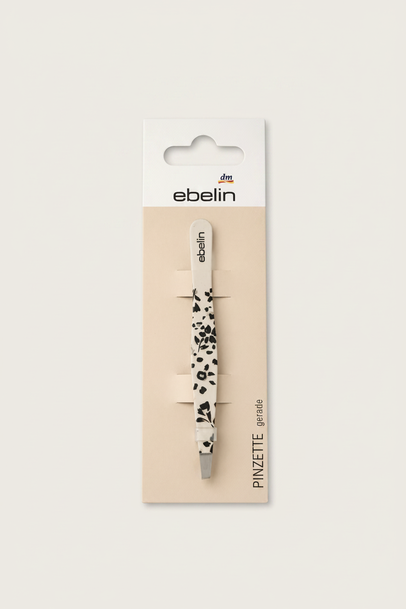 Ebelin Tweezers with soft grip, 1 pc