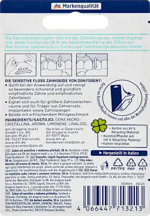 Dontodent Sensitive Dental Floss – Gentle & Effective Cleaning