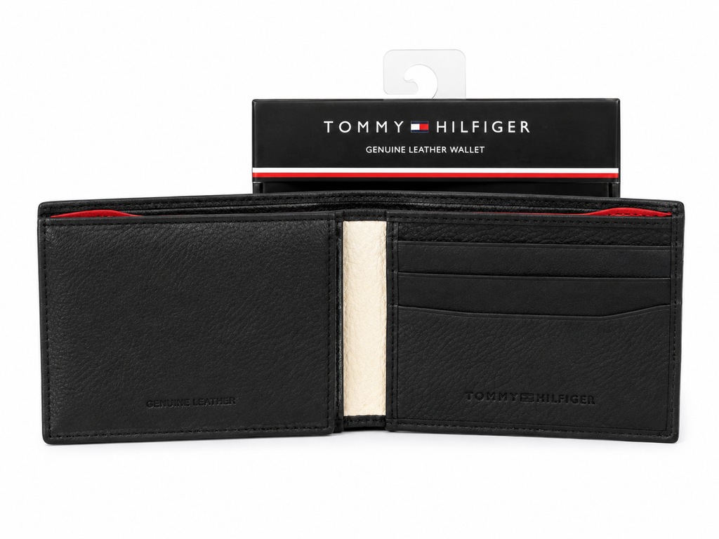 TOMMY
HILFIGER
GENUINE LEATHER WALLET