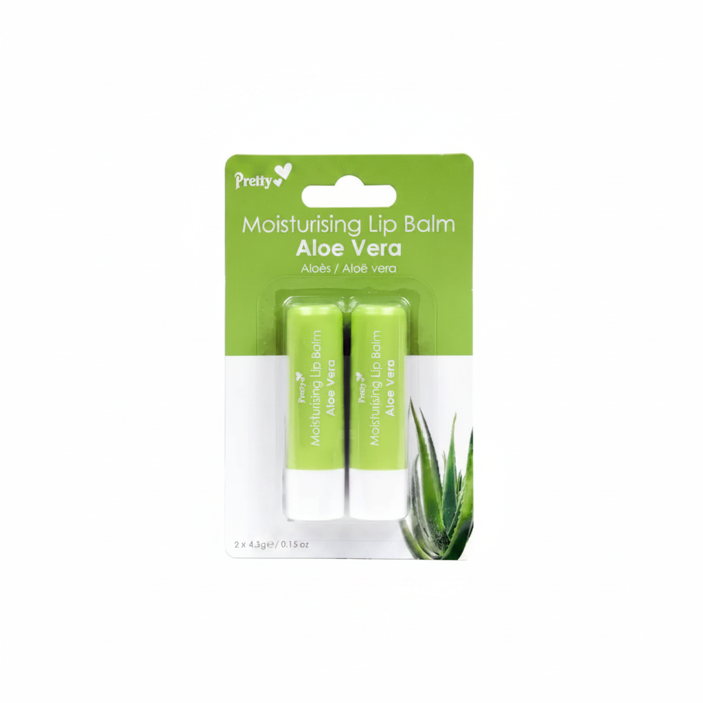 Lip Balm Aloe vera MOISTURISING- 2 PCS